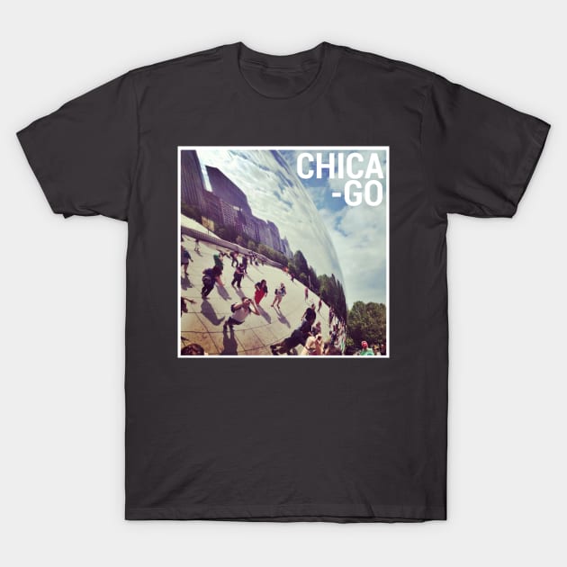 Chicago Silver Bean T-Shirt by felipesasaki